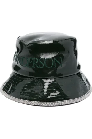 J.W.Anderson Logo-embroidered coated bucket hat