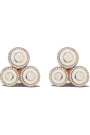 SELIM MOUZANNAR 18kt rose gold diamond Mina earrings