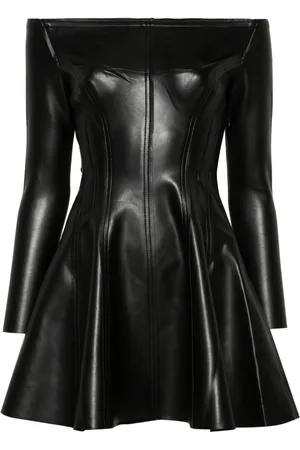 Norma Kamali Grace flared mini dress