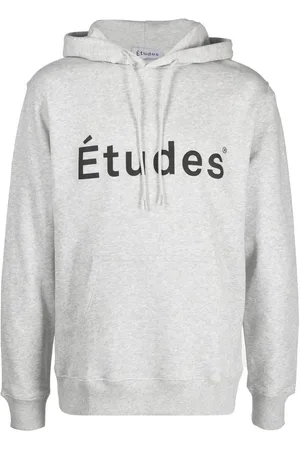 Etudes Logo-print detail hoodie