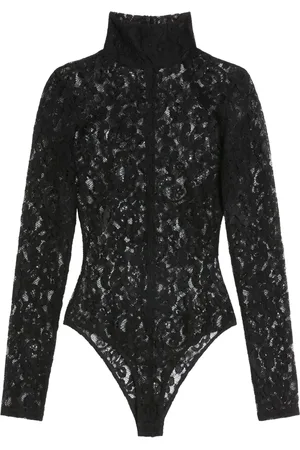 VALENTINO GARAVANI Rebrodé lace bodysuit