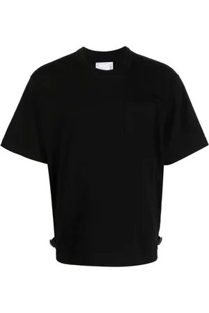 SACAI Buckled short-sleeve T-shirt