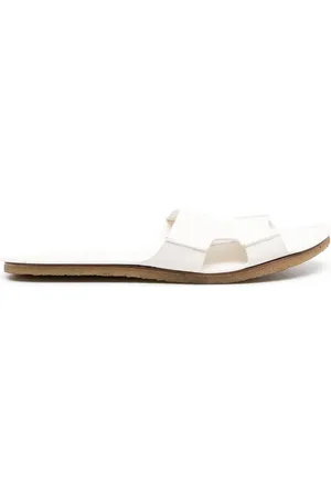 The Row Cut-out faux-leather sandals