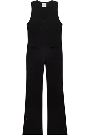 Courrèges V-neck tailored jumpsuit