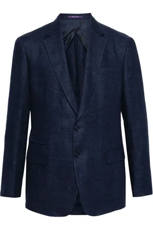 Ralph Lauren Single-breasted linen blazer