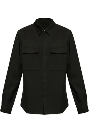 Rick Owens Classic-collar virgin-wool shirt