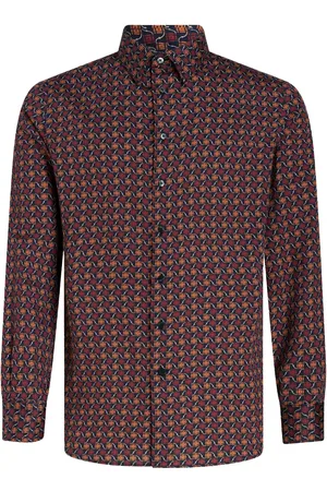 Etro Graphic-print cotton shirt