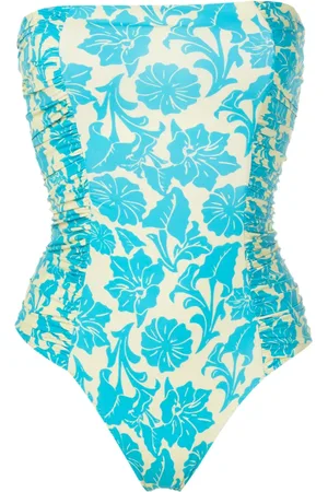 CLUBE BOSSA Floral-print detachable-strap swimsuit