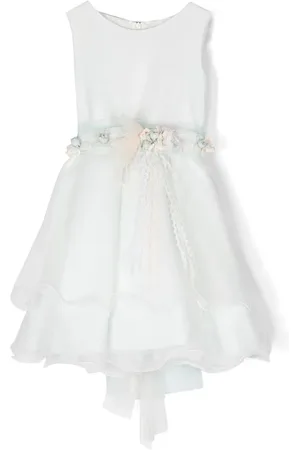 Mimilù Floral-detail sleeveless dress