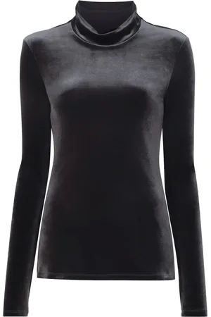 Proenza Schouler Velvet-effect roll-neck top