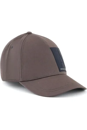 Armani Exchange Logo-appliqué cap