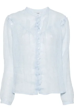 PNK Cut-out linen shirt