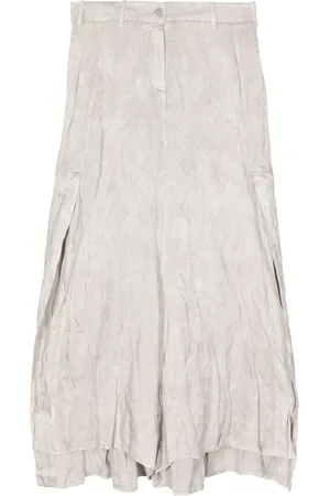 MASNADA Layered pleated midi skirt