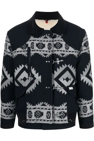 FAY Geometric three-pocket jacket