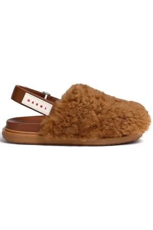 Marni Sabot shearling mules