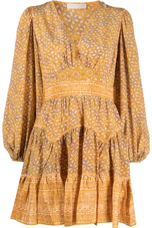 ULLA JOHNSON Hayana puff-sleeve dress