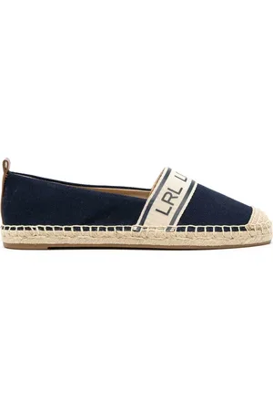 Ralph Lauren Caylee logo-print espadrilles
