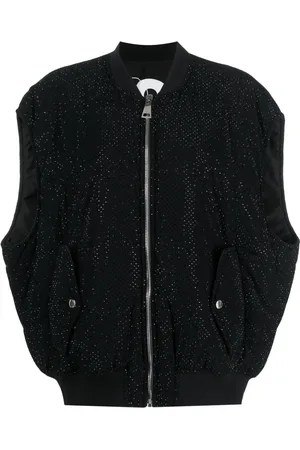 Khrisjoy Rhinestone-embellished padded gilet