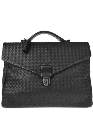 Bottega Veneta 1990-2000s Intrecciato briefcase