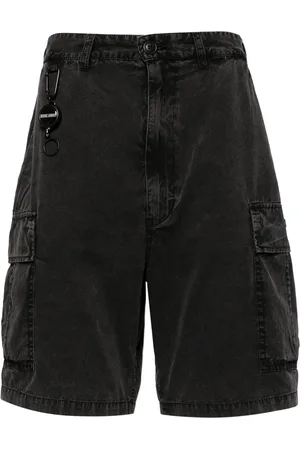 Izzue Keyring-attachment denim shorts