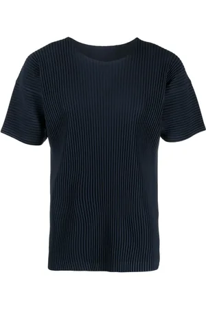 Issey Miyake Ribbed-effect T-shirt