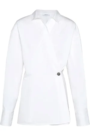 Salvatore Ferragamo Asymmetric cotton shirt