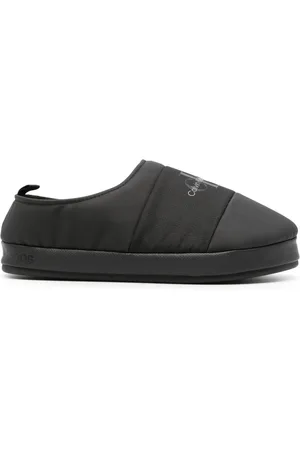 Calvin Klein Logo-print padded slippers