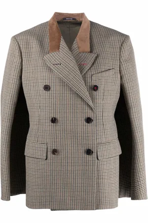 Maison Margiela Houndstooth double-breasted blazer