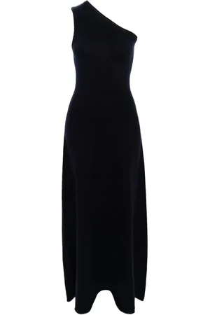 EXTREME CASHMERE One-shoulder maxi dress