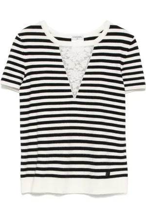CHANEL 2005 CHANEL Short Sleeve Knit Shirt