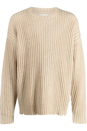 Izzue Crew-neck ribbed-knit jumper