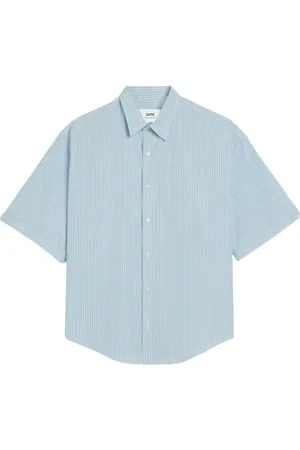 Ami Ami de Coeur-embroidery cotton shirt