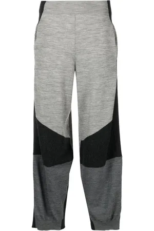 Stella McCartney Colour-block knitted trousers