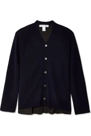 Comme des Garçons Long-sleeve layered cardigan shirt