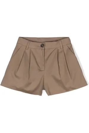 DOUUOD KIDS Pleated tailored shorts
