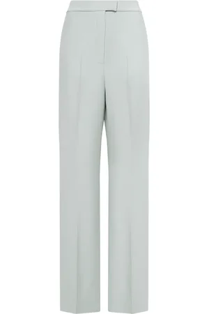 Fendi Pressed-crease straight trousers
