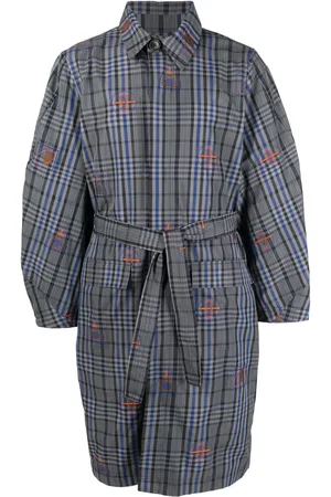 HENRIK VIBSKOV Check-pattern shirt-coat