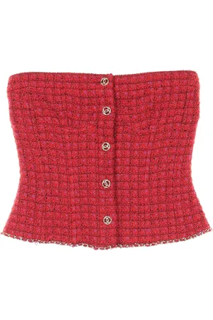 CHANEL 1986-1988s tweed top
