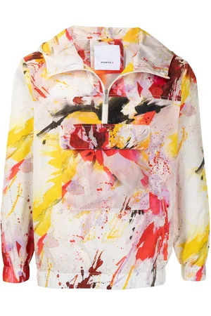 Ports V Graffiti-print pullover jacket