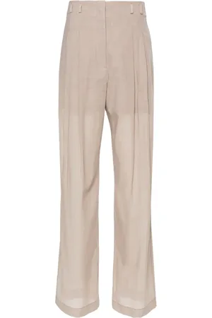Serafini Pleat-detailing trousers