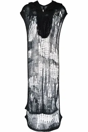 Rick Owens Spider knitted poncho