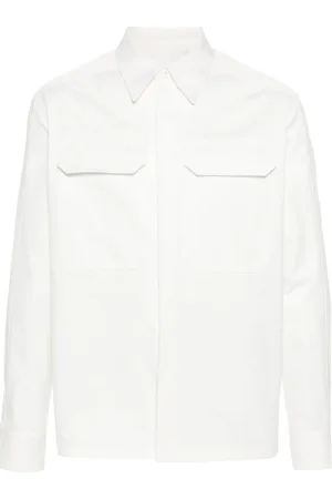 Jil Sander Button-up cotton overshirt
