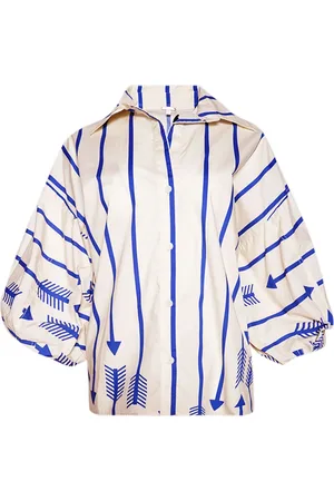 JOHANNA ORTIZ Flechada arrow-print cotton shirt