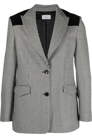 Bally Check-print single-breast wool blazer