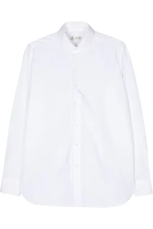 LUIGI BORRELLI NAPOLI Poplin cotton shirt