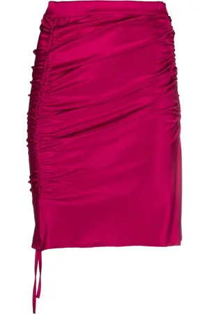 GCDS Drawstring-fastening gathered skirt