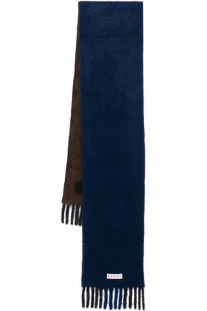 Marni Logo striped scarf