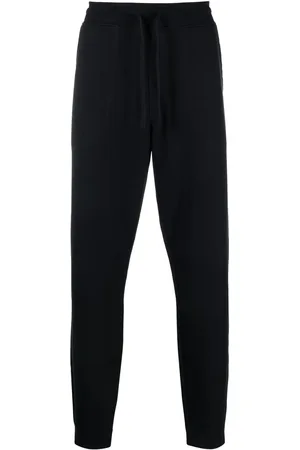 Vince Drawstring-waist cotton track pants