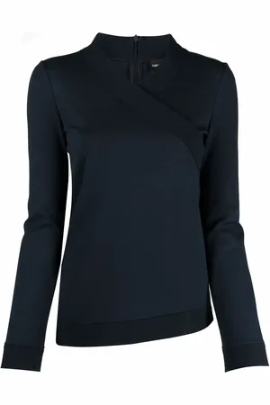 Emporio Armani Wrap-neckline jumper