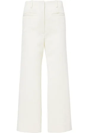 Proenza Schouler Cotton wool jacquard trousers